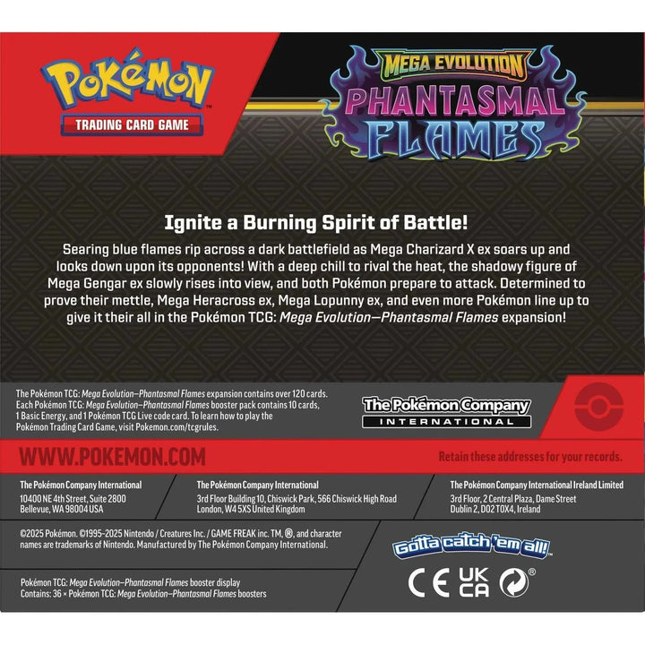 Paninicarder - Pokemon TCG: Mega Evolution 2 - Phantasmal Flames Booster Box