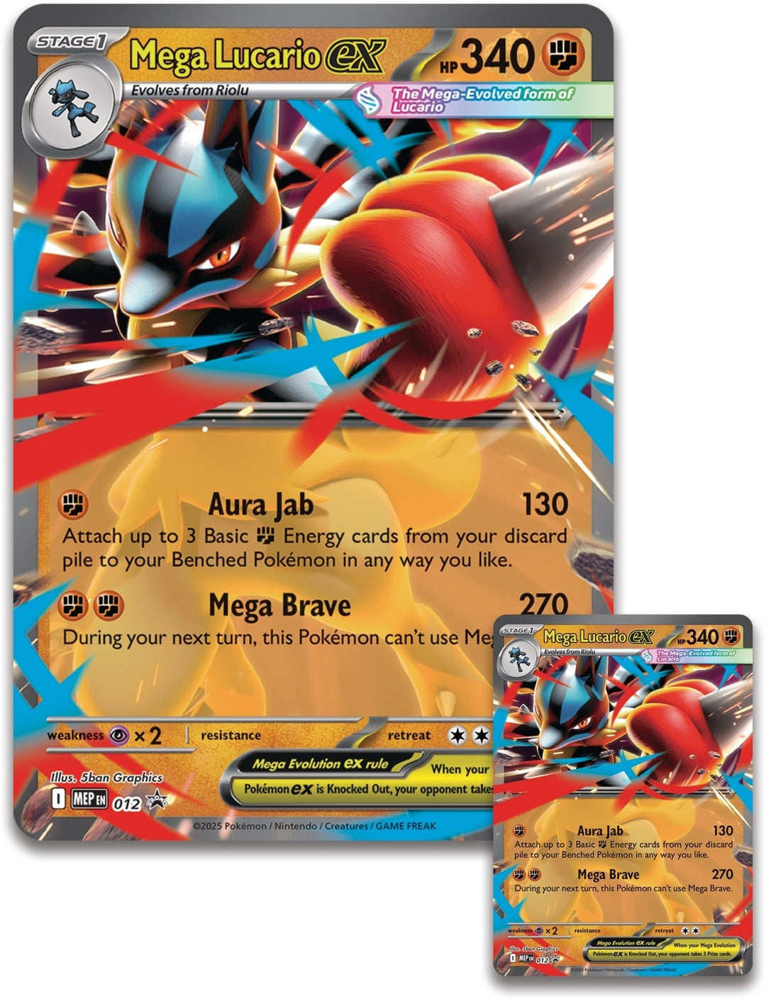 Paninicarder - Pokemon TCG: Mega Lucario ex Figure Collection