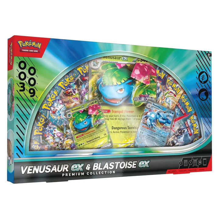 Paninicarder - Pokemon TCG: Venusaur ex & Blastoise ex Premium Collection