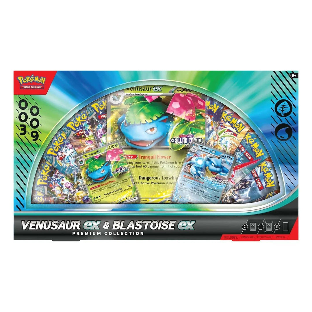Paninicarder - Pokemon TCG: Venusaur ex & Blastoise ex Premium Collection