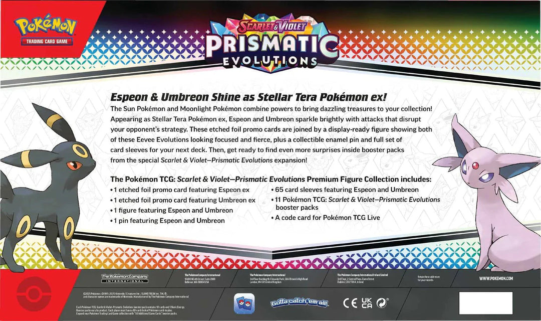 Paninicarder - Pokemon TCG: Scarlet & Violet 8.5 Prismatic Evolutions - Premium Figure Collection