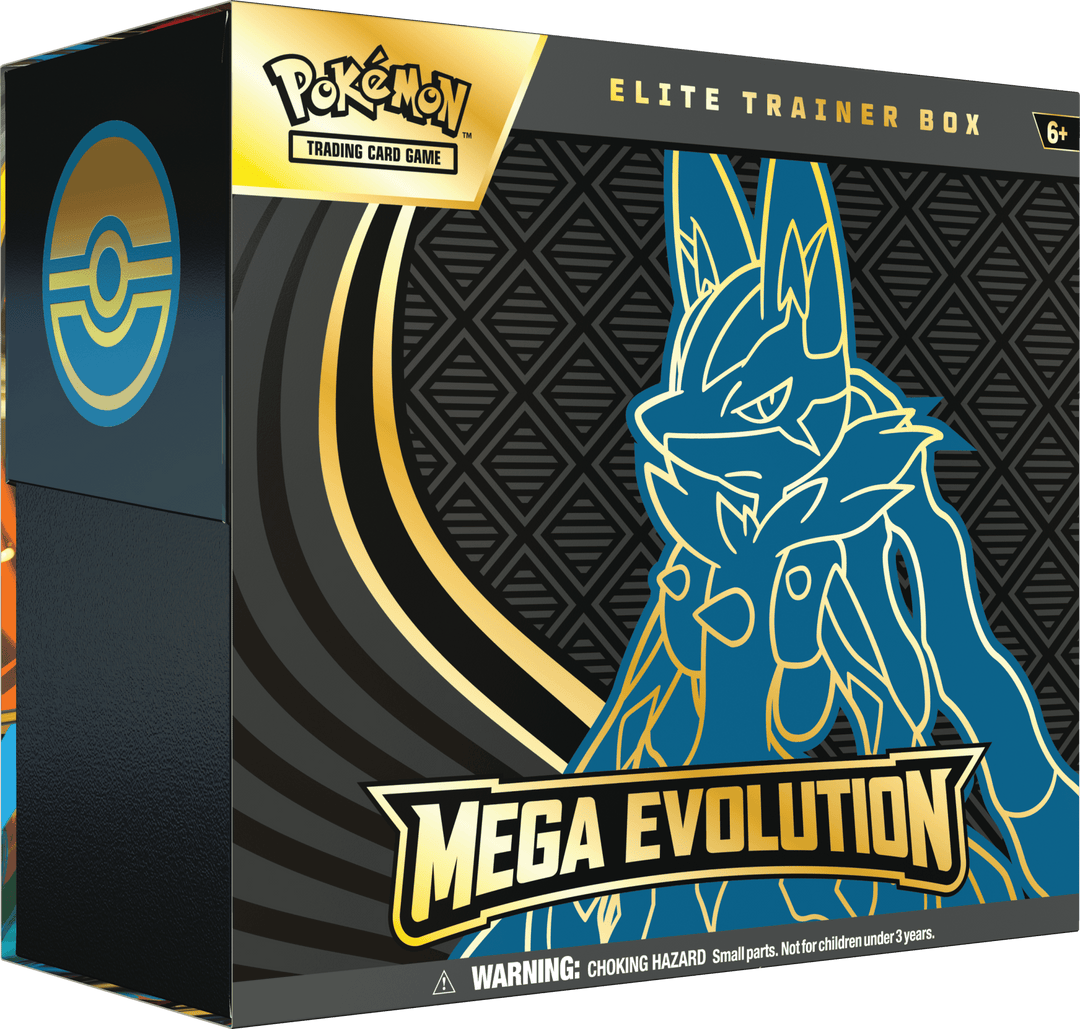 Paninicarder - Pokemon TCG: Mega Evolution Base Set Elite Trainer Box - Lucario