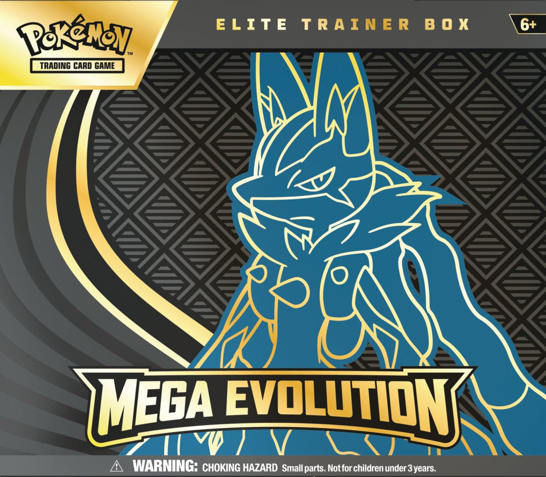Paninicarder - Pokemon TCG: Mega Evolution Base Set Elite Trainer Box - Lucario
