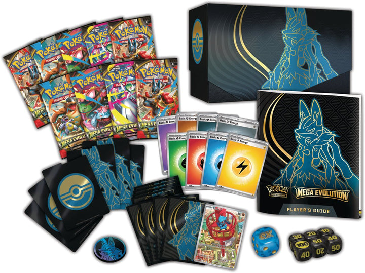 Paninicarder - Pokemon TCG: Mega Evolution Base Set Elite Trainer Box - Lucario