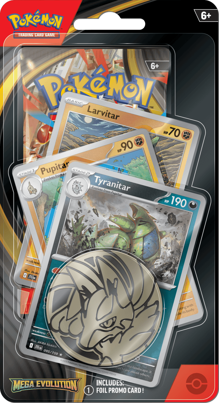 Paninicarder - Pokemon TCG: Mega Evolution Base Set - Tyranitar Premium Checklane