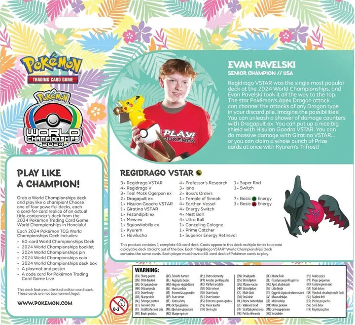 Paninicarder - Pokemon TCG: 2024 World Championships Deck - Evan Pavelski