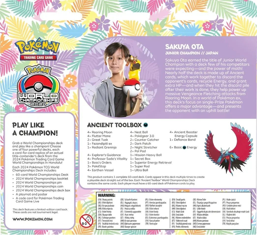 Paninicarder - Pokemon TCG: 2024 World Championships Deck - Sakuya Ota