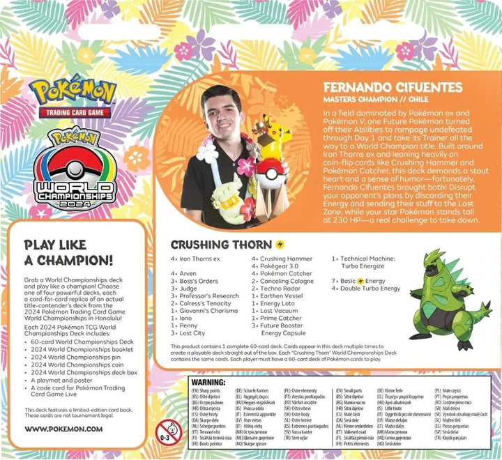 Paninicarder - Pokemon TCG: 2024 World Championships Deck - Fernando Cifuentes