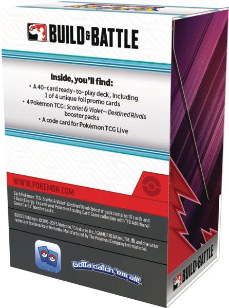 Paninicarder - Pokemon TCG: Scarlet & Violet 10 - Destined Rivals Build and Battle Box