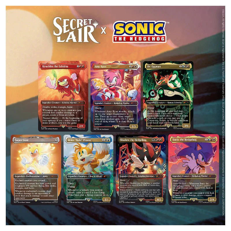Paninicarder - Magic: The Gathering - Sonic The Hedgehog: Friends & Foes Secret Lair Drop (Non-Foil)
