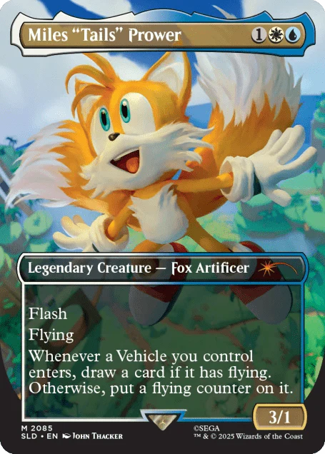 Paninicarder - Magic: The Gathering - Sonic The Hedgehog: Friends & Foes Secret Lair Drop (Non-Foil)