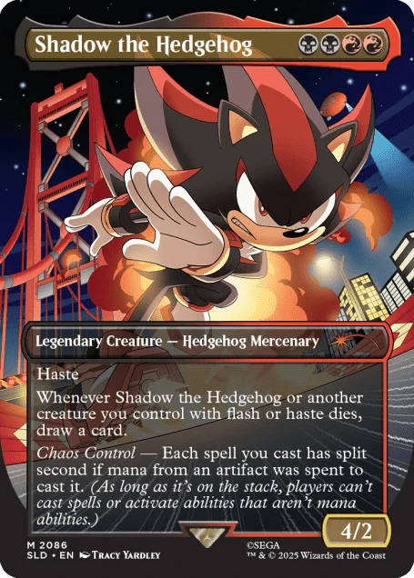 Paninicarder - Magic: The Gathering - Sonic The Hedgehog: Friends & Foes Secret Lair Drop (Non-Foil)