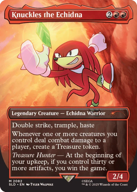 Paninicarder - Magic: The Gathering - Sonic The Hedgehog: Friends & Foes Secret Lair Drop (Non-Foil)