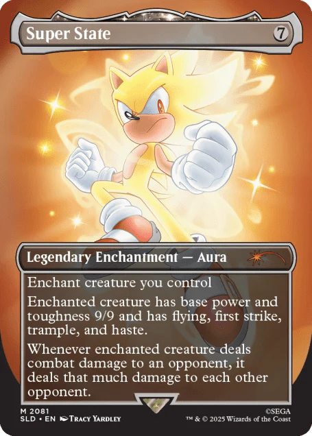 Paninicarder - Magic: The Gathering - Sonic The Hedgehog: Friends & Foes Secret Lair Drop (Non-Foil)